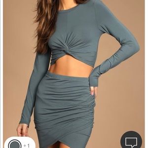 Lulus two-piece mini dress
